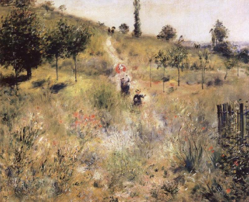 Pierre-Auguste Renoir Country Foopath in the  Summer oil painting image